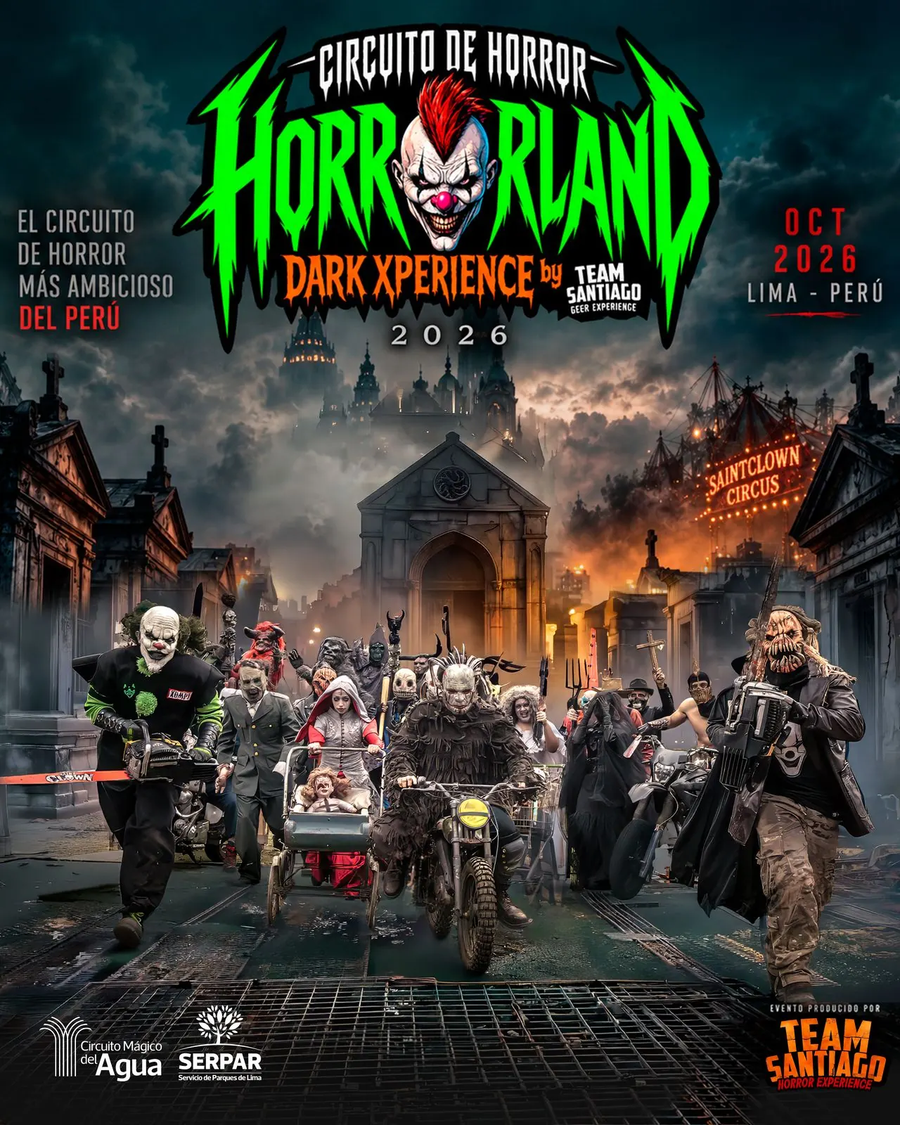 Póster oficial Horrorland 2026